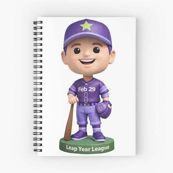 Item preview, Leap Year Baseball Bobblehead - White Male No Background designed and sold by Leap29 Designs.