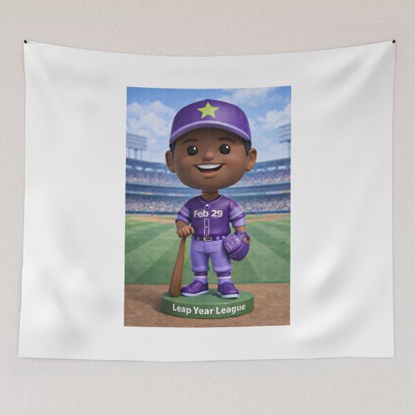 Item preview, Leap Year Baseball Bobblehead - Black Male designed and sold by Leap29 Designs.