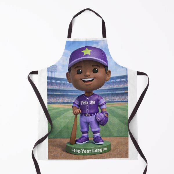Item preview, Leap Year Baseball Bobblehead - Black Male designed and sold by Leap29 Designs.