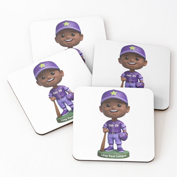 Item preview, Leap Year Baseball Bobblehead - Black Male No Background designed and sold by Leap29 Designs.