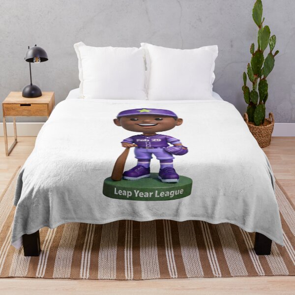 Item preview, Leap Year Baseball Bobblehead - Black Male No Background designed and sold by Leap29 Designs.