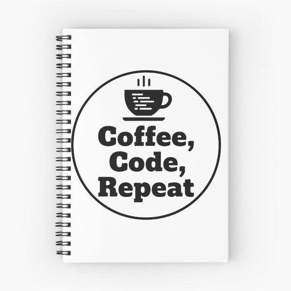 Item preview, Coffee Code Repeat T-Shirt  Programmer Life Design  Coding Humor Tee designed and sold by Design-Pro-21.