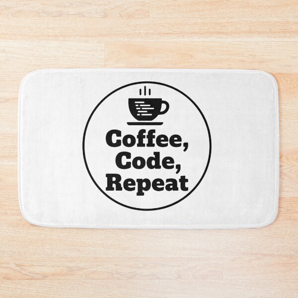 Item preview, Coffee Code Repeat T-Shirt  Programmer Life Design  Coding Humor Tee designed and sold by Design-Pro-21.
