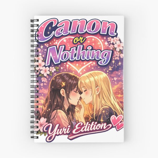 Artikelvorschau, Canon or Nothing Yuri Edition – GL Anime Lesbian Love Fandom Design entworfen und verkauft von Item Geeks.