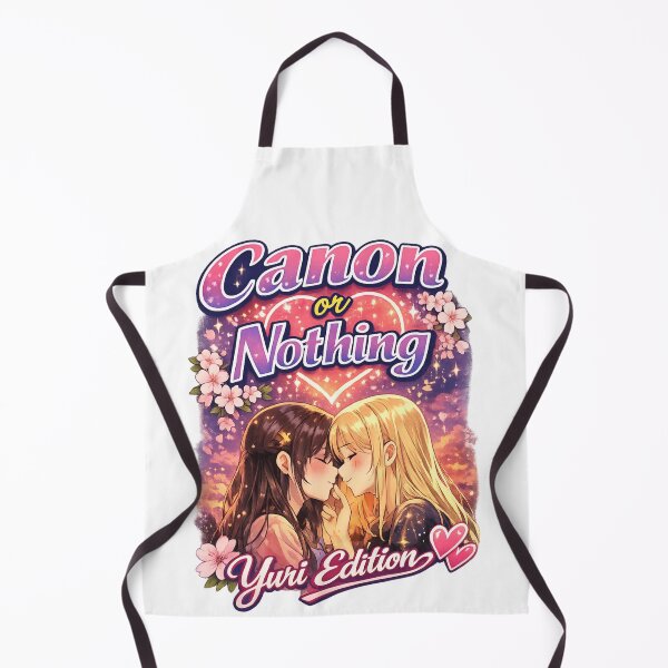 Item preview, Canon or Nothing Yuri Edition – GL Anime Lesbian Love Fandom Design designed and sold by Item Geeks.