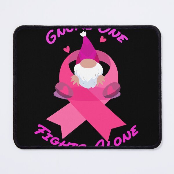 Item preview, Gnome One Fights Alone Breast Cancer Awareness Support designed and sold by GrumpySableye.