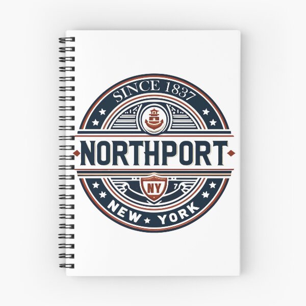 Item preview, Northport NY Badge Vintage Travel Patch designed and sold by Retr0Tshirts.