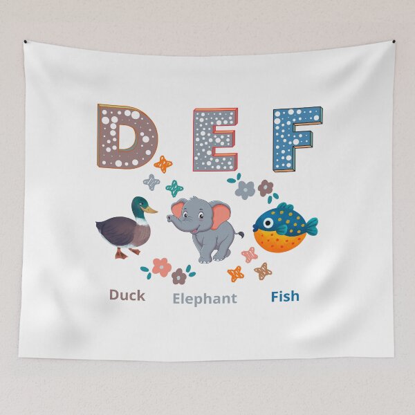 Item preview, Alphabets D,E,F designed and sold by Designfs.