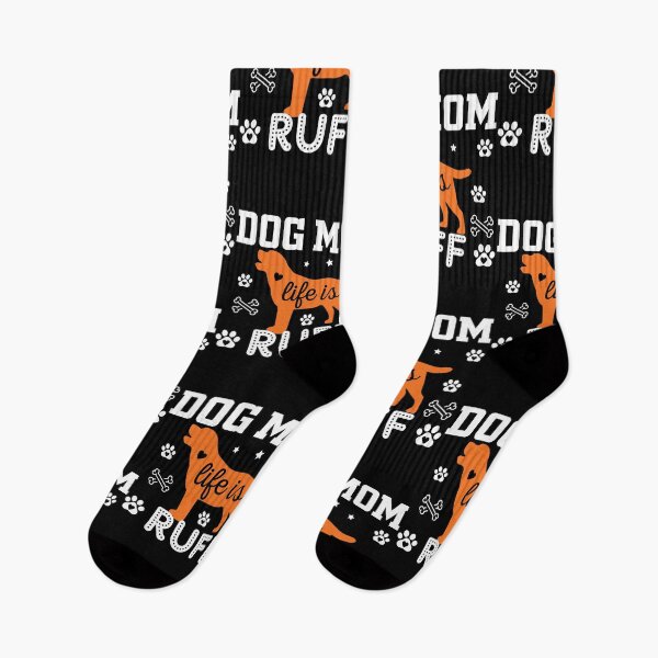 Item preview, Dog Mom Life Is Ruff Dog Lover Pun designed and sold by GrumpySableye.