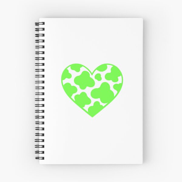 Item preview, Cow print heart green designed and sold by GrassFedVegan.