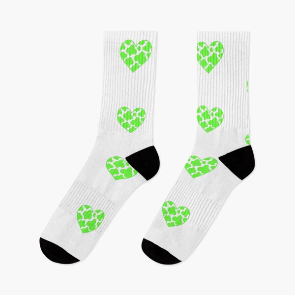 Item preview, Cow print heart green designed and sold by GrassFedVegan.