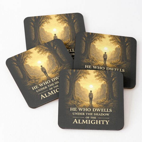 Item preview, He Who Dwells Psalm 91 Christian Art designed and sold by Amerchbiz.