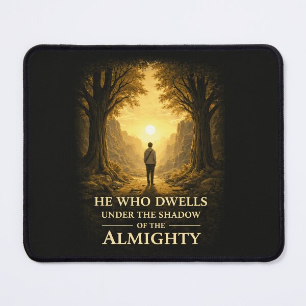 Item preview, He Who Dwells Psalm 91 Christian Art designed and sold by Amerchbiz.