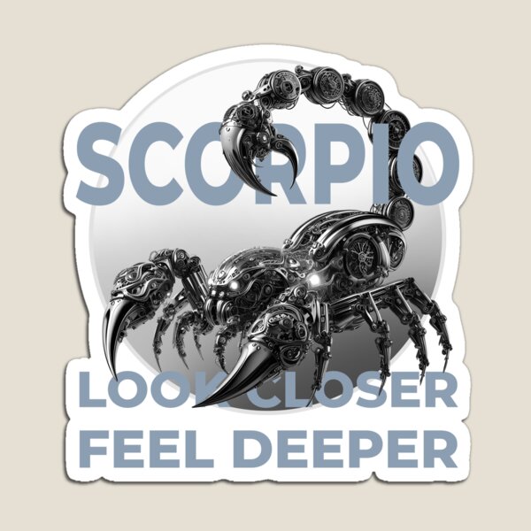 Aperçu de l'œuvre Zodiaque biomécanique du Scorpion : Regardez de plus près créée et vendue par InFrameVision.