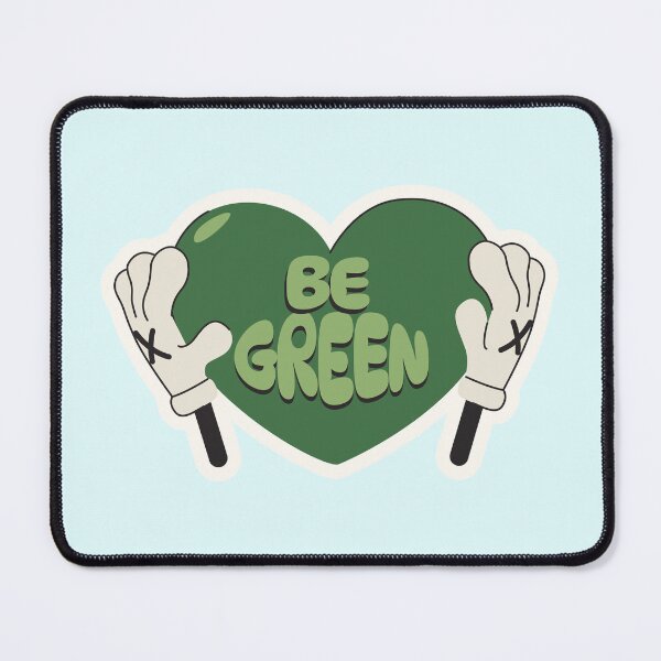 Item preview, Be Green Energy Eco-Friendly Sustainable Lifestyle designed and sold by Retr0Tshirts.