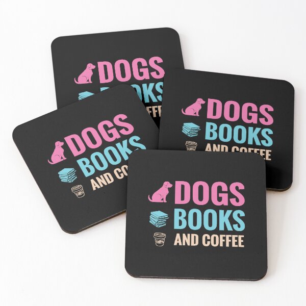 Item preview, Dogs Books And Coffee Book Lover designed and sold by GrumpySableye.