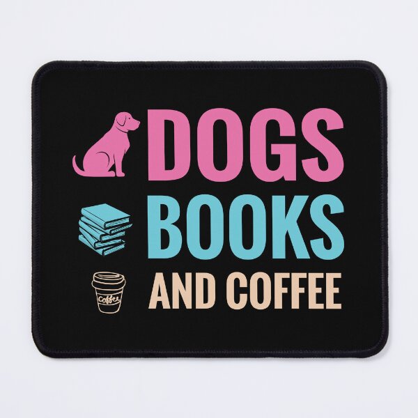 Item preview, Dogs Books And Coffee Book Lover designed and sold by GrumpySableye.