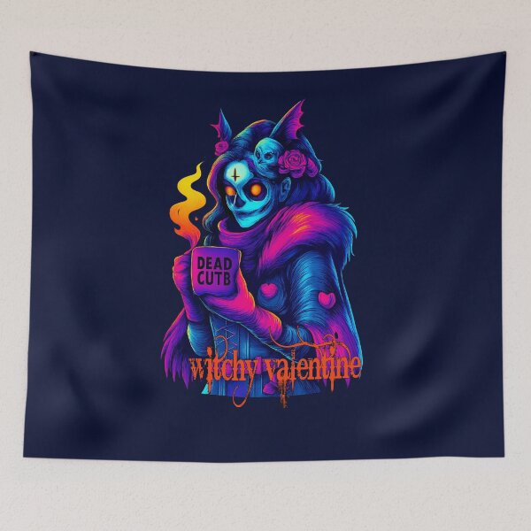 Item preview, Dead Cute Love Bites witchy Valentine neon  designed and sold by  Mudikeys.