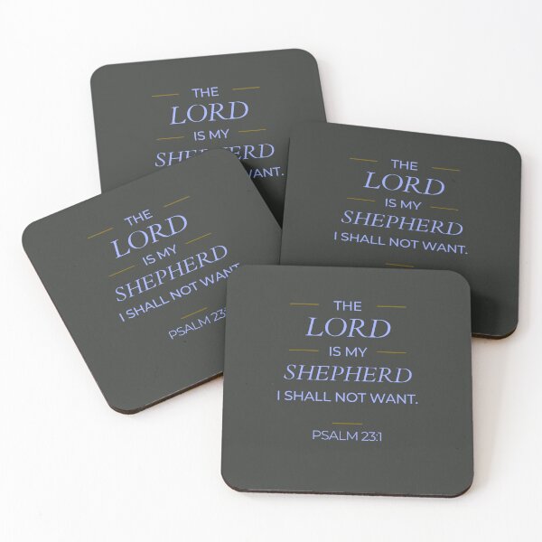 Item preview, Bible Verse Psalm 23:1 designed and sold by TonsPOD.