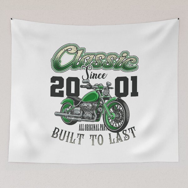 Item preview, Motorcycle Bikers Motorbike Birthday Born In 2001 designed and sold by JRRTs.