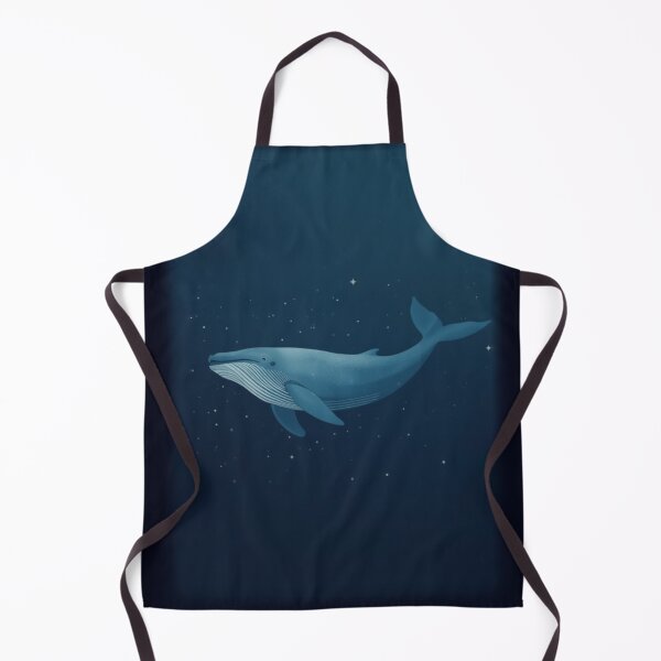 Item preview, Cosmic Whale – Dreamlike Blue Illustration of the Ocean and Stars designed and sold by soletstudio.