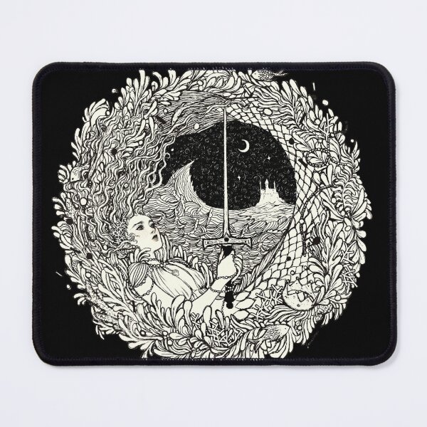Item preview, The Mermaid and The Sword designed and sold by Janaina Medeiros.