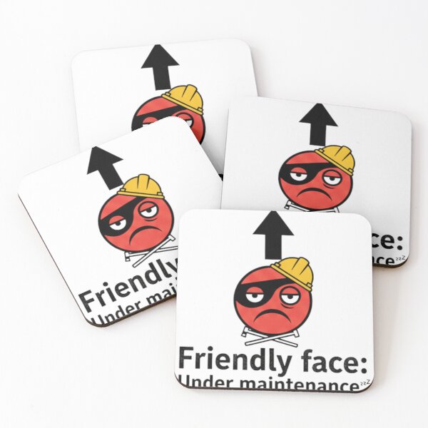 Item preview, Friendly Face: Under maintenance designed and sold by Kenhrl.