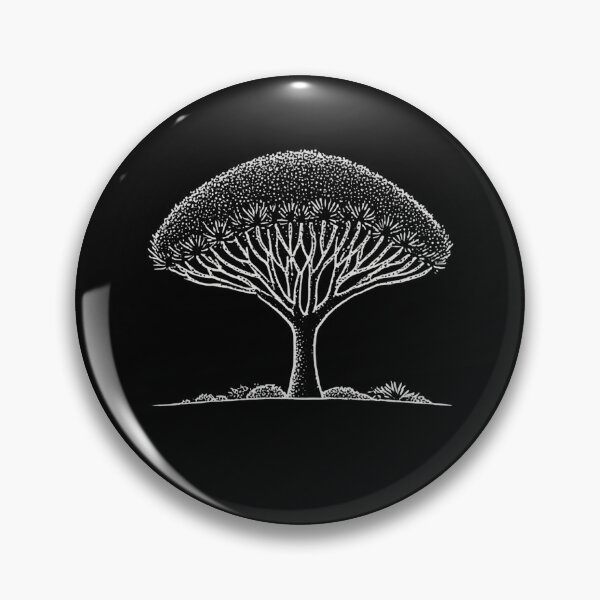 Item preview, Dragon Blood Tree Minimalist Dotwork Art designed and sold by ConcienciaEco.