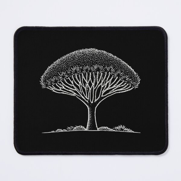 Item preview, Dragon Blood Tree Minimalist Dotwork Art designed and sold by ConcienciaEco.