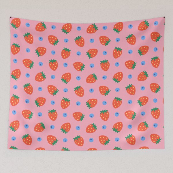 Item preview, Strawberry Blueberry Pattern  designed and sold by Pato Silveira.
