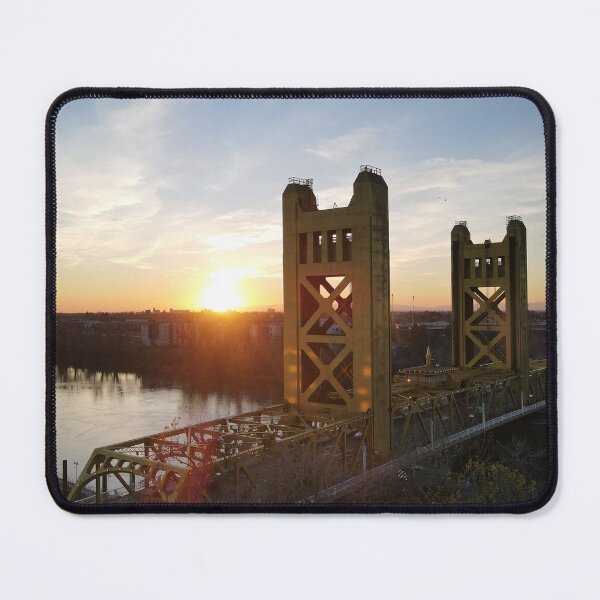 Item preview, Sacramento Tower Bridge at Sunset – California Landmark Photography designed and sold by Tempraneo Photo.