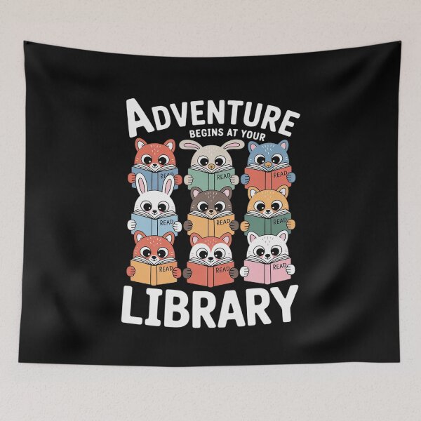 Item preview, Adventure Begins At Your Library Summer Reading Program 3 designed and sold by MarryIsMonth.