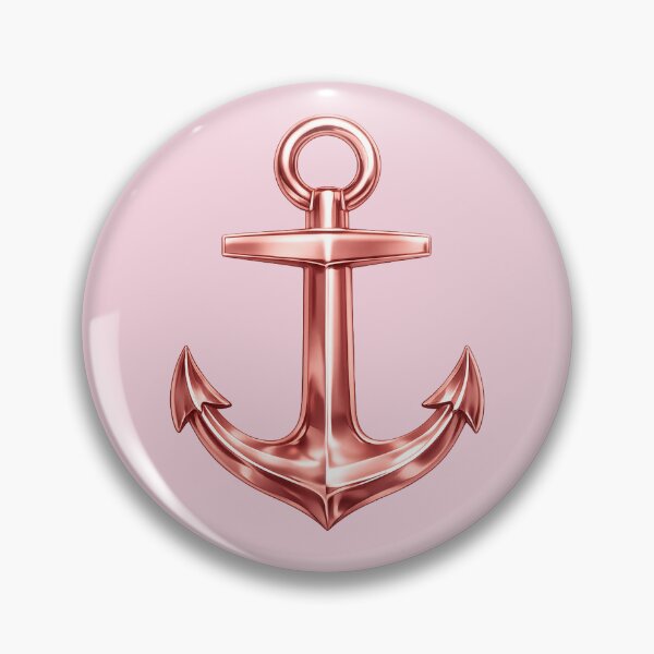 Item preview, Rose Gold Anchor designed and sold by parisiantoast.