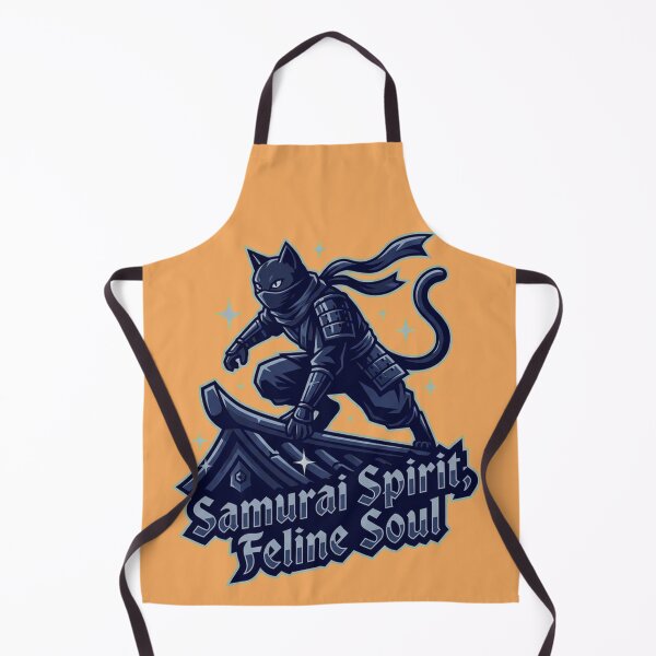 Item preview, The Midnight Ninja: Stealthy Black Cat Shinobi on Temple Roof Art designed and sold by Thaivi Design.