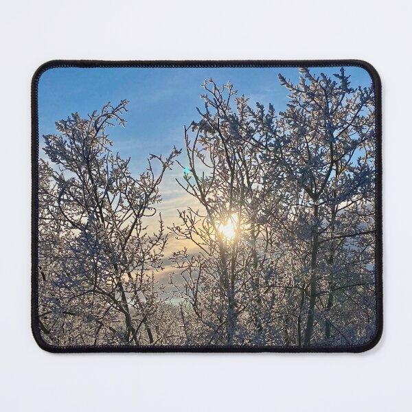 Item preview, Sun peeking through hoar frost designed and sold by FHJArtandPhoto.