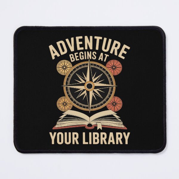 Item preview, Adventure Begins At Your Library Summer Reading Program 2024 designed and sold by MarryIsMonth.
