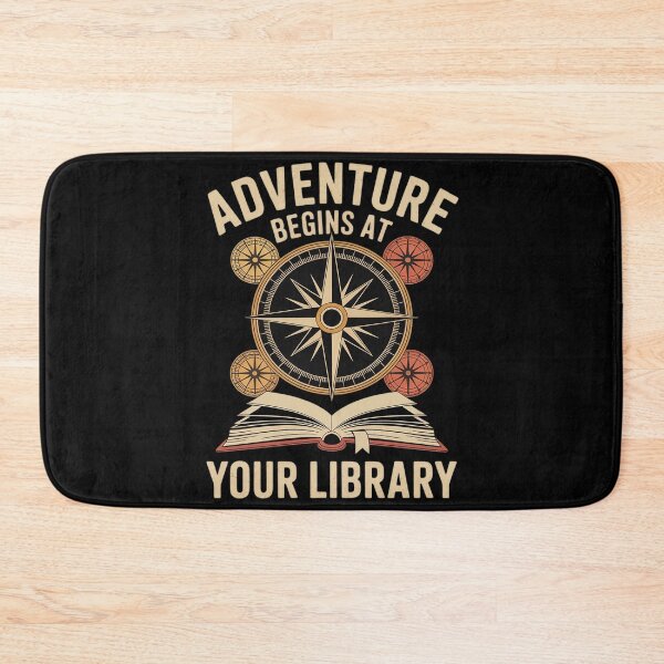 Item preview, Adventure Begins At Your Library Summer Reading Program 2024 designed and sold by MarryIsMonth.