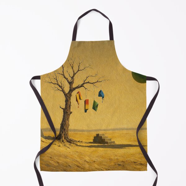 Item preview, Floating Green Sphere Over Desert Landscape designed and sold by busurman.