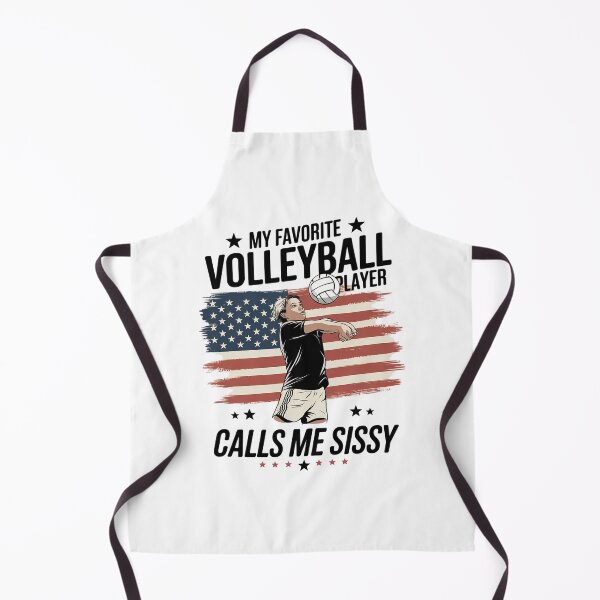 Item preview, My Favorite Volleyball Player Calls Me Sissy USA Flag designed and sold by FadeOfThrone.