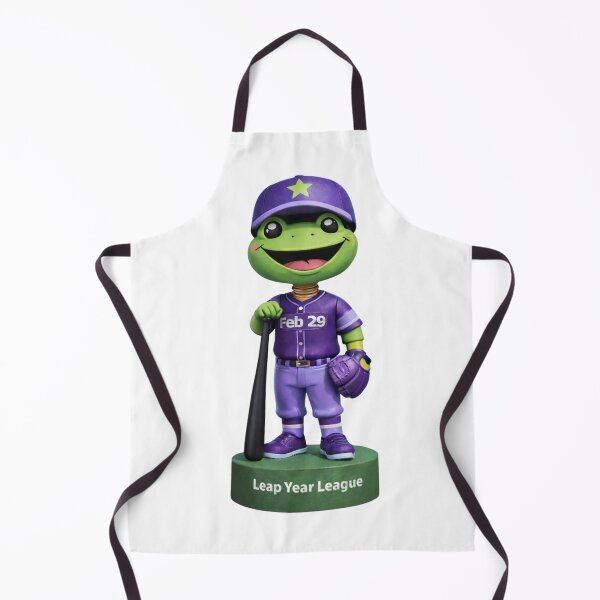 Item preview, Leap Year Baseball Bobblehead - Frog Podium No Background designed and sold by Leap29 Designs.