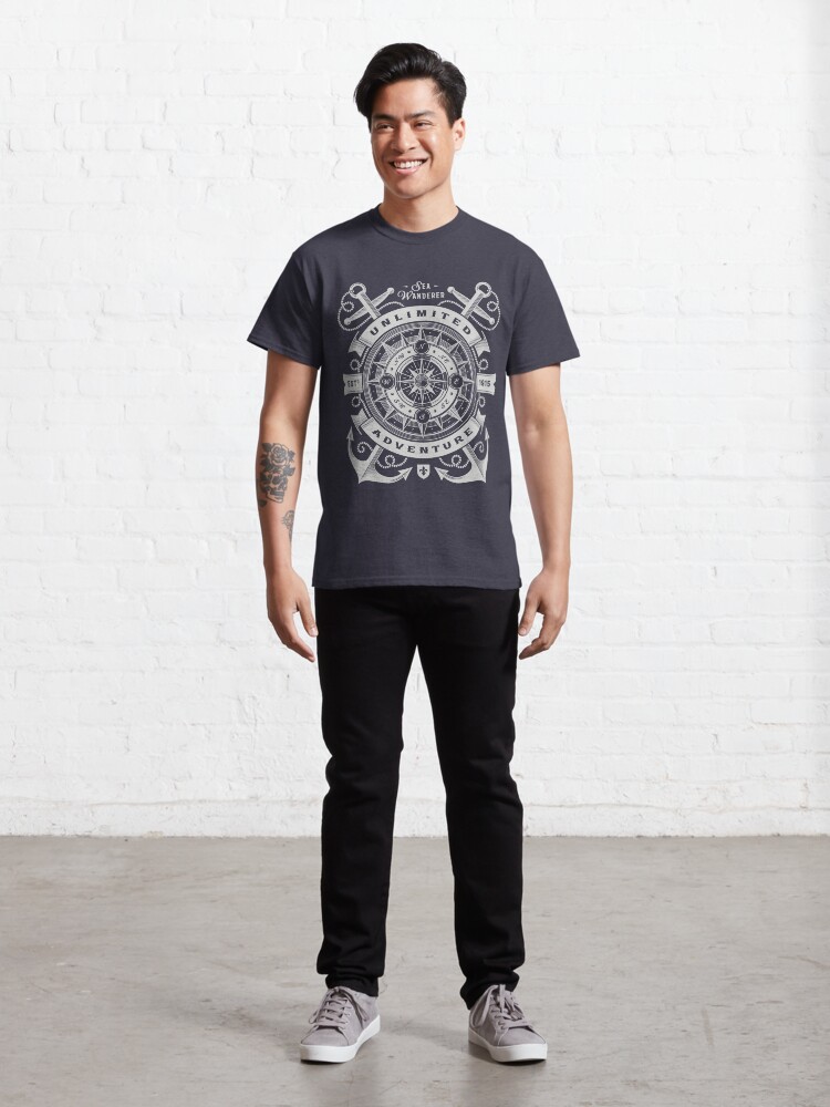 Alternate view of Sea Wanderer Unlimited Adventure T-shirt Classic T-Shirt