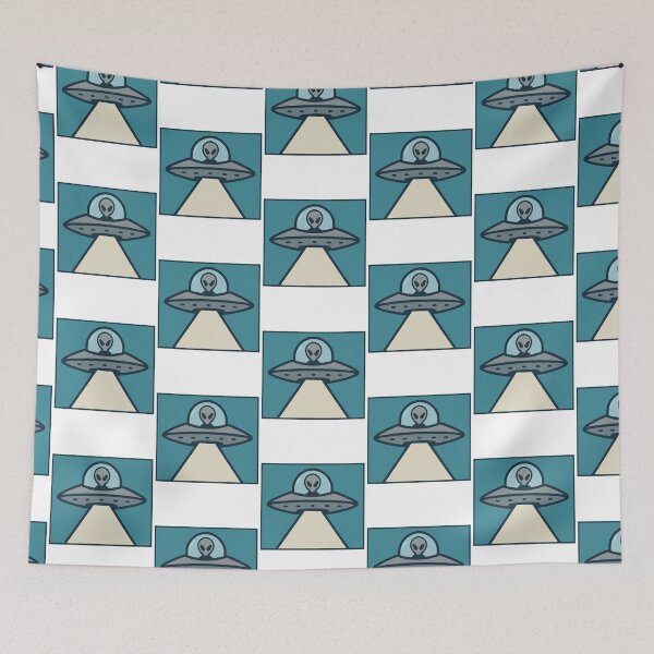 Item preview, Alien in UFO designed and sold by CryptidOutfittersCo.