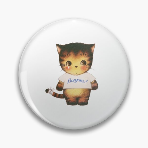 Item preview, vintage kitten bonjour designed and sold by delicate-pov.