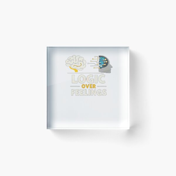 Item preview, Logic Over feelings designed and sold by Genius Wear.