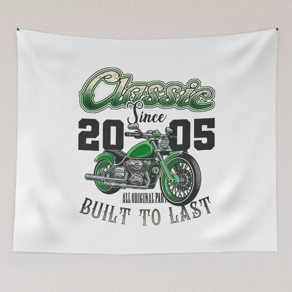 Item preview, Motorcycle Bikers Motorbike Birthday Born In 2005 designed and sold by JRRTs.