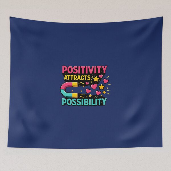 Item preview, Positivity Attracts Possibility - Good Vibes Quote designed and sold by ys96.
