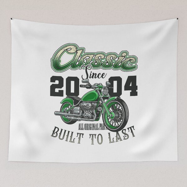Item preview, Motorcycle Bikers Motorbike Birthday Born In 2004 designed and sold by JRRTs.