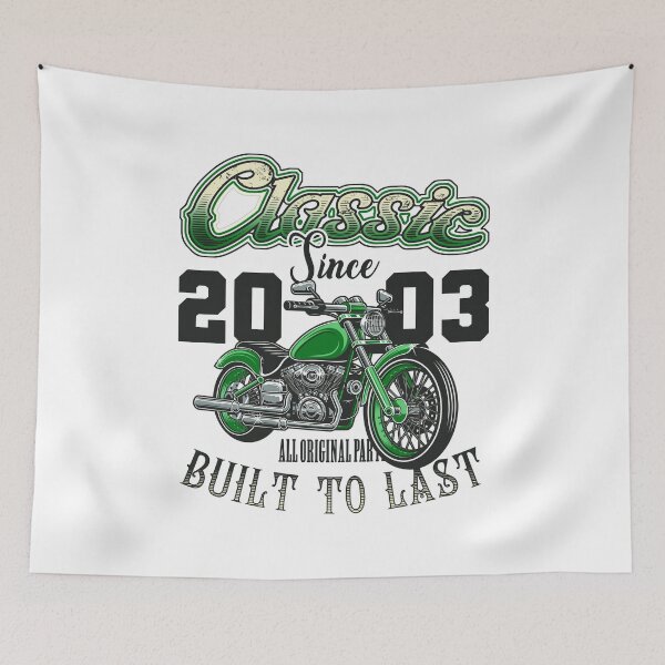 Item preview, Motorcycle Bikers Motorbike Birthday Born In 2003 designed and sold by JRRTs.