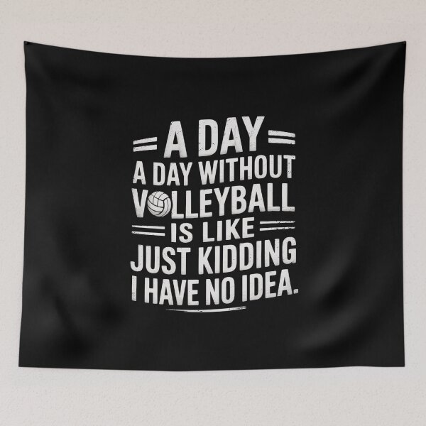 Item preview, Player Vball Fan Coach Sport A Day Without Volleybal designed and sold by FadeOfThrone.