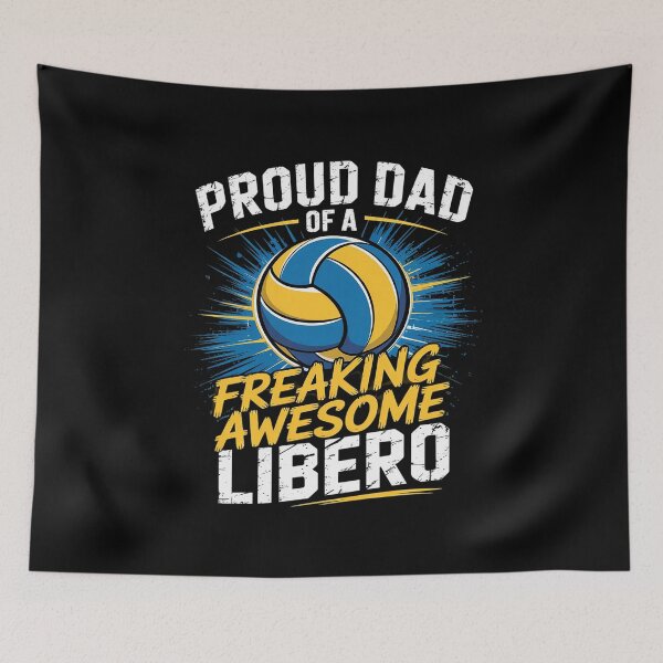 Item preview, Proud Dad Of A Freaking Awesome Libero Volleyball Father  designed and sold by AquaKiev.